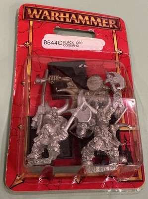 Warhammer 8544C Black Orc Command OOP NIB Metal Variant A