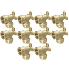 10 Pcs. 1/2 Push Fit x 1/2 Female Elbow with Drop Ear