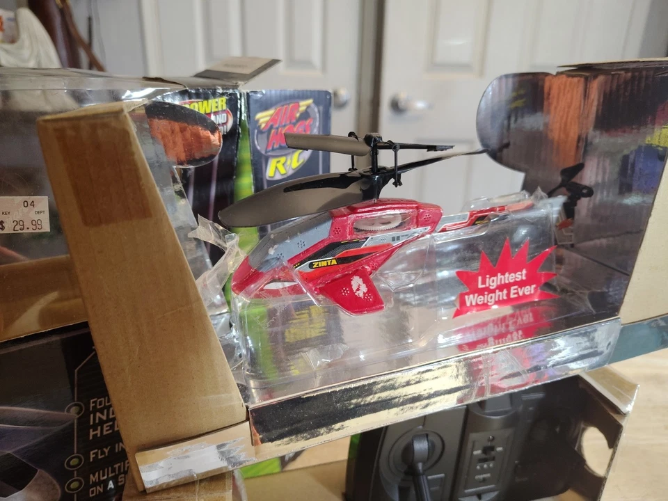 Air Hogs RC Helicóptero Havoc Heli Rojo, Control Remoto, Manuales Copter No Carga Leer Foto 4 de 4