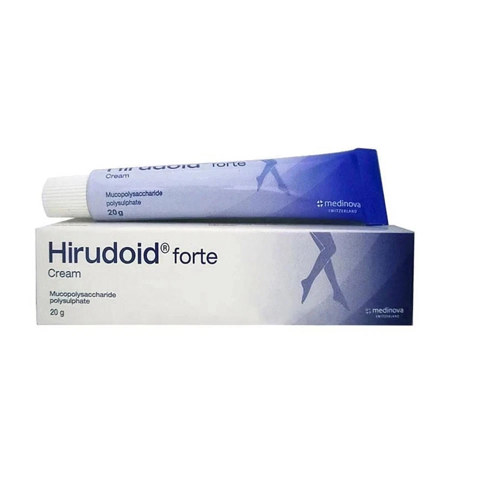 Hirudoid Forte Cream Varicose Scars Bruises Keloid Stretch Marks 20g ( X 5 ) - Image 2 of 4