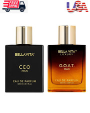BellaVita Luxury Sigma Male CEO Man GOAT Man Perfume Cologne for Men 2x100ml