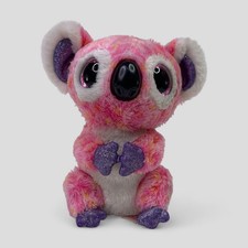 Retired TY Beanie Boos Collection Kacey The Pink Koala Bear Plush Glitter Eye