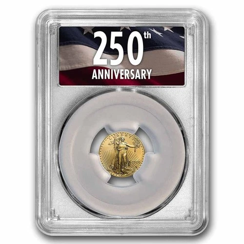 2026 1/10 oz American Gold Eagle MS-70 PCGS (FDI, 250th Anniv)
