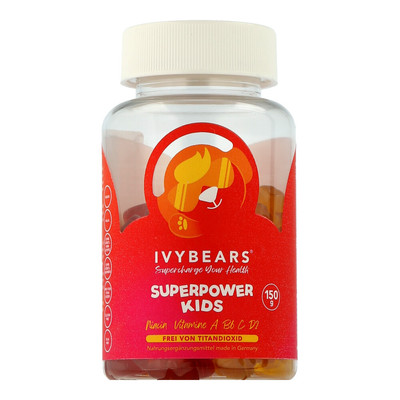 IvyBears Vitamin Gummies - Super Power Kids-60 Stück 150g