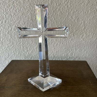 Mikasa Beveled Crystal Cross Trinity: A 10-inch Leaded Crystal Cross.