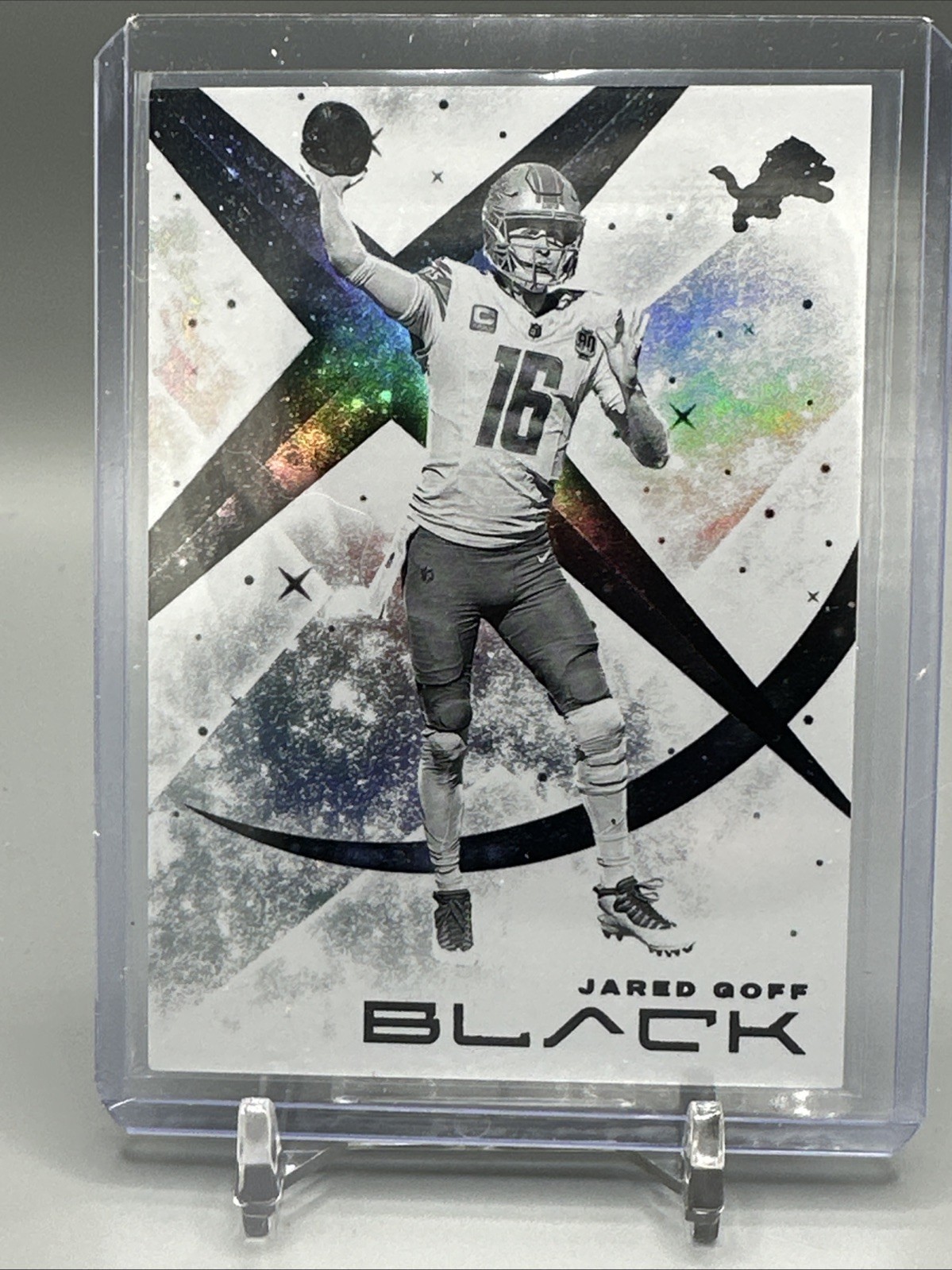 2024 Panini Black Jared Goff WHITE NIGHT SSP Case Hit #WN-JG Lions RARE