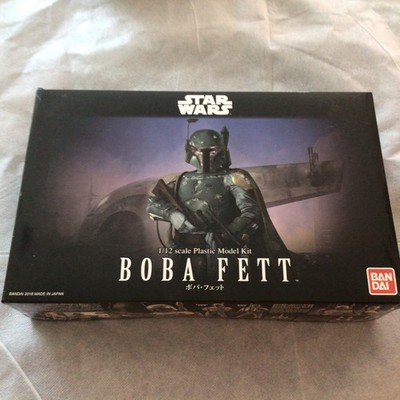 Bandai Boba Fett Bounty Hunter 1/12 scale Plastic Model Kit Figur Star Wars ESB