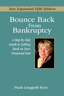 Bounce Back from Bankruptcy 5th Edition by Paula Langguth Ryan