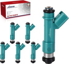 6PCS Fuel Injectors 12 Holes Compatible with Toyota 4Runner 2003-2009, FJ Cruis