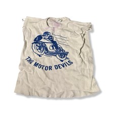 Vintage 80s Motor Devils White Graphic Cropped Sleeveless T Shirt Size Small
