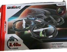 UDI R/C U818A 2.4GHz 4 CH 6 Axis Gyro RC Quadcopter with Camera RTF Mode 2