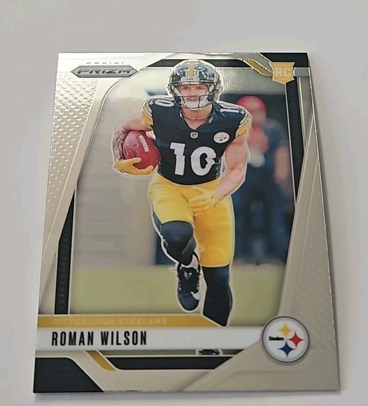 2024 Panini Prizm - Rookies Roman Wilson #384 Silver Prizm (RC)