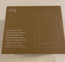 RING SMALL SOLAR PANEL FOR RING CAMERAS USB-C Brand New Black