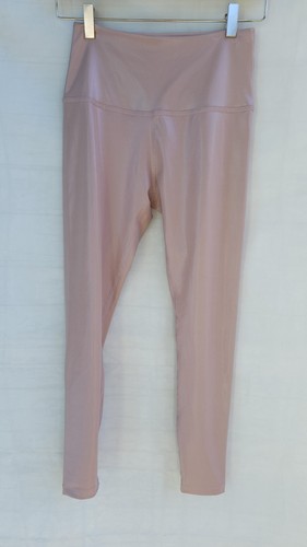 Beyond Yoga hochtaillierte Leggings schimmernd errötet rosa perlmuttfrei rost rot - Bild 4 von 14