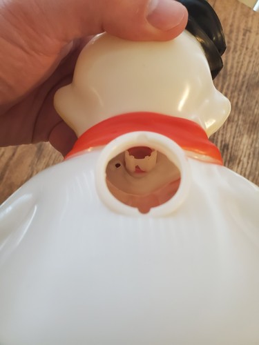 HY-G 8" Pudgo Blinko Sno Man Blow Mold Christmas Light Snowman VERY RARE - Picture 5 of 14