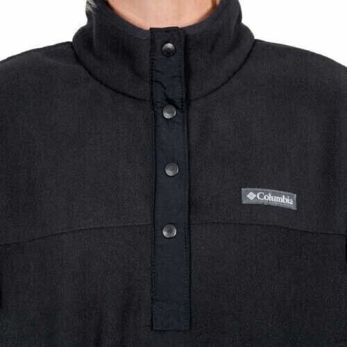 NWT Columbia Ladies Snap Fleece Pullover (Black, L) - Picture 2 of 4