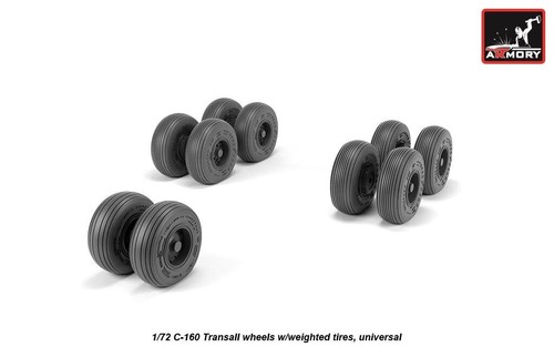 Armory Models AR AW72507 Scale kit 1/72 C-160 Transall wheels w/weighted tires - Picture 20 of 24