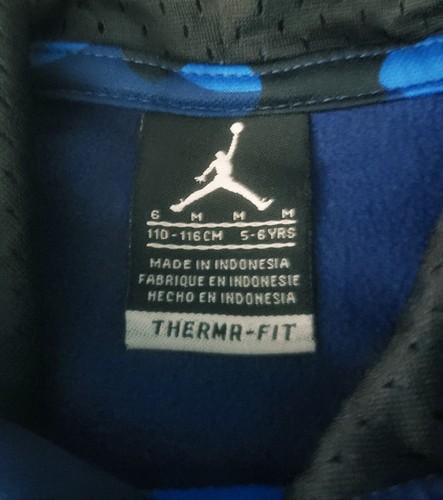 Jordan Therma-Fit Youth Blue Camo Jumpman Logo Size Boys Medium 5-6 Y - Picture 4 of 6