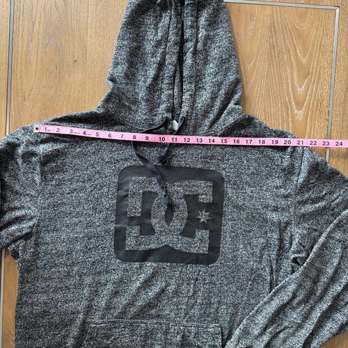 DC Dark Gray Skater's Hoodie Men's XXL Pullover Sweatshirt DC Logo Graphic - Picture 5 of 9