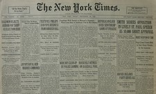 9-1928 September 28 CHICHIBU BALDWIN COOLIDGE - SMITH ST PAUL HOOVER LIQUOR    