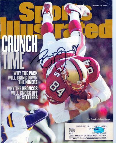 Brent Jones autographed Sports Illustrated Magazine (San Francisco 49ers) - Picture 1 of 1
