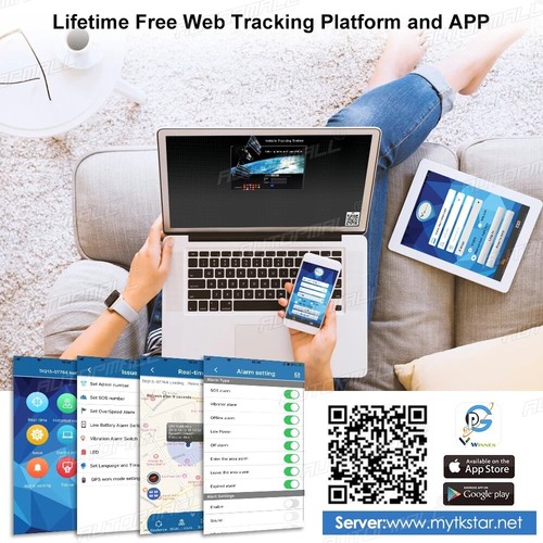 Rastreador GPS para automóvil 4G Localizador GPS TKSTAR TK915 7800mAh Magnético Caída Alarma APLICACIÓN Gratuita - Imagen 6 de 9