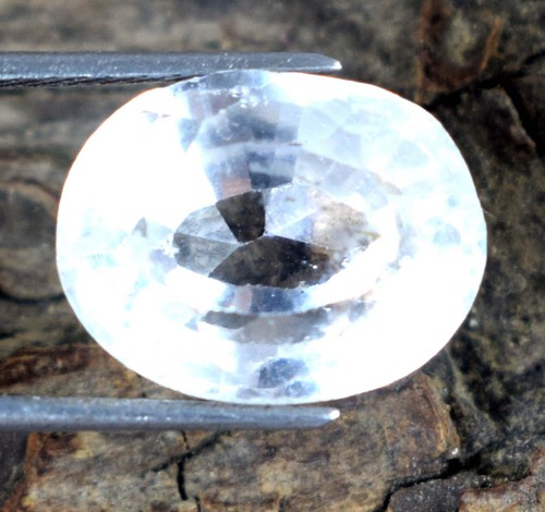 Natural White Goshenite Beryl 8.95 Carat Oval Loose Gemstone Certified B75789 - Picture 3 of 6