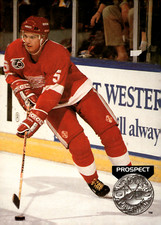 1991-92 Pro Set Platinum - #253 Nicklas Lidstrom (RC) Red Wings
