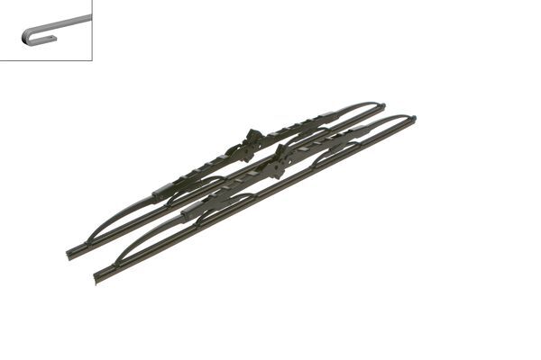 Bosch 3 397 005 161 Wiper Blade For Alfa Romeo Alpina Austin Bmw Bogdan Brillia-image