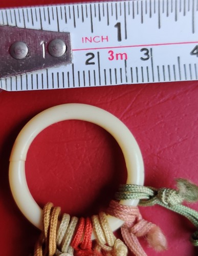 Vintage Celluloid Charms x6 on Ring 1920s-1940s Cracker Jack/Gumball Prize? RARE - Picture 18 of 21