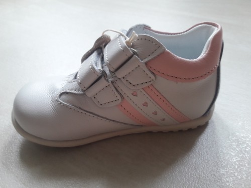 Kinderschuhe, für Mädchen, Größe 22, graurosa, Naturleder - Zdjęcie 5 z 5