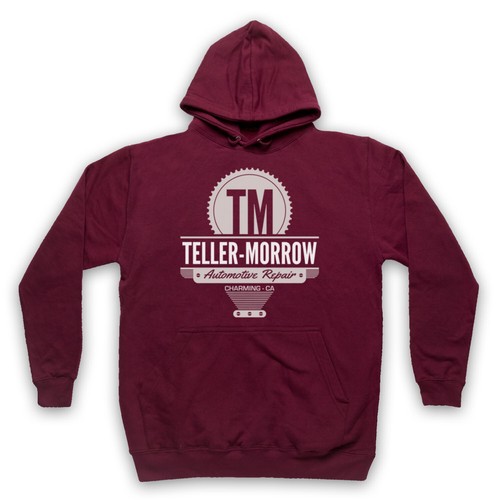 ANARCHY SAMCRO UNOFFICIAL TELLER MORROW SONS OF LOGO ADULTS UNISEX HOODIE - Picture 1 of 11