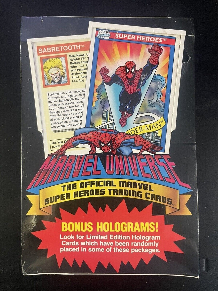 marvel impel 1990 booster box Universe Series II Pack - 12 Cards Within those could be any of the 5 exclusive hologram cards that feature either Wolverine Remember the the 90s and