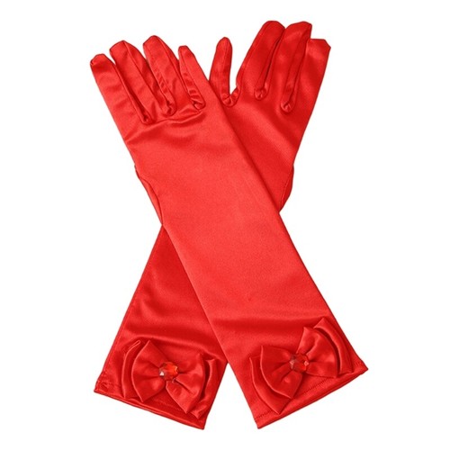 Stylish Layered Bowknot Gloves for Kids Singing Dancing Celebrations Gloves - Picture 10 of 14