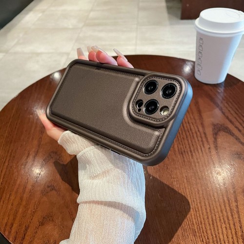 Leather Pattern For iPhone 16 Pro Max 15 14 13 12 11 Phone Case Shockproof Cover - 第 2/10 張圖片