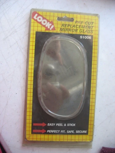 NOS MOTORMITE USA L SIDE MIRROR GLASS #51006 Various 1971-81