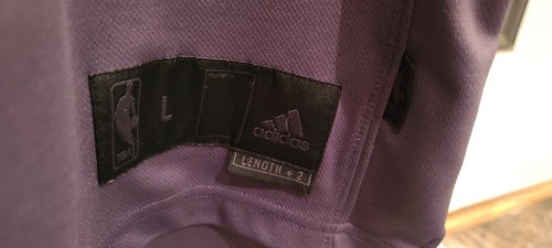 RARE VTG NBA Adidas Miami Heat LeBron James Jersey 6 SEWN Mens Large Gray - Picture 6 of 9