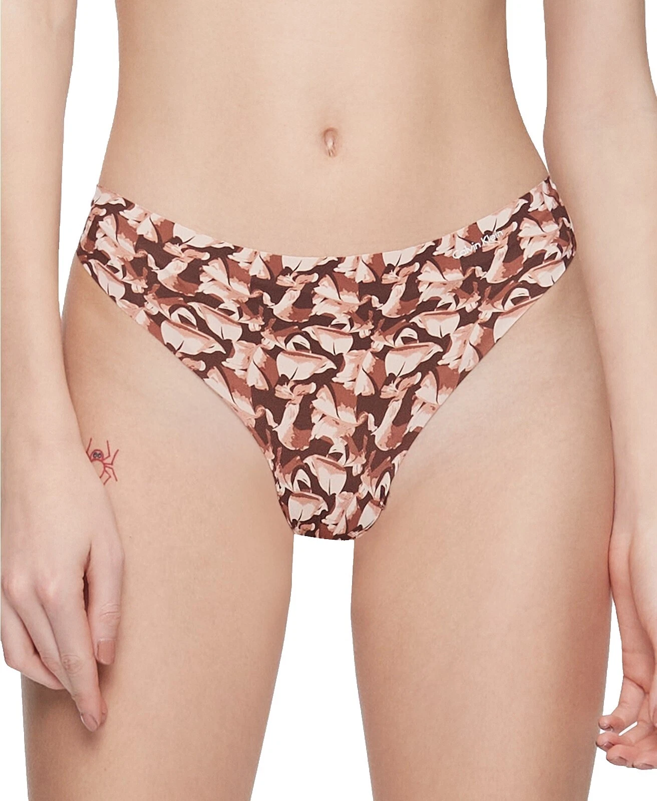 Bragas Floral Marrón para Mujeres