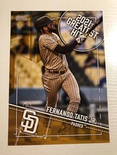 2022 Topps Greatest Hits Jumbo 5x7 /10 Fernando Tatis Jr. Padres 21GH-17