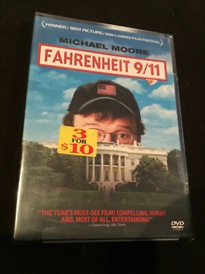 Fahrenheit 9/11 (DVD, 2004) NEW 43396086708| eBay