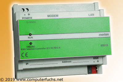 Merten KNX Internet Controller IC1-V2 REG-K 12-32VDC ISDN  695192