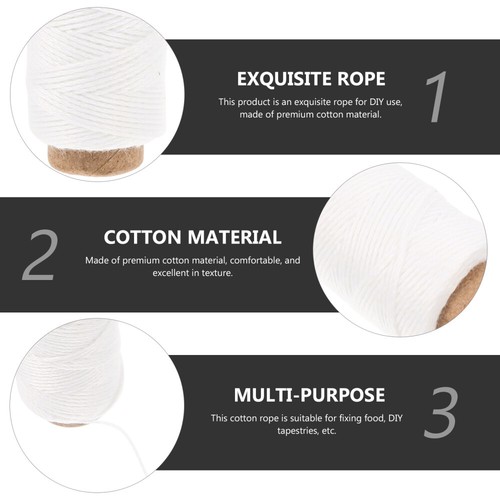 8 Rolls Cotton Rope Tied Rice Dumpling Thread Multipurpose Tying Poultry Twine - Picture 2 of 12