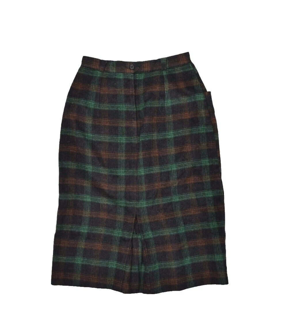 Saias Vintage década de 1980 Casual para mulheres