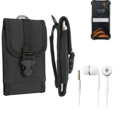 Gürteltasche für Doogee S86 + Kopfhörer Holster Schutzhülle Tasche Sleeve po