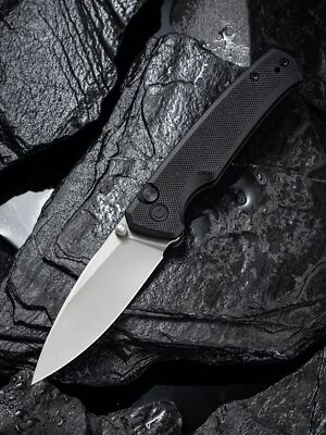 CIVIVI Altus Nitro-V G10 Button Lock Schwarz