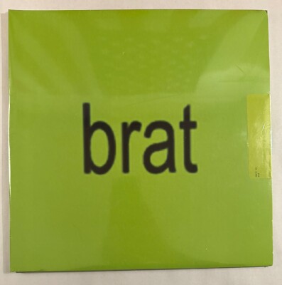 CHARLI XCX   BRAT - LIMITED ED TRANSLUCENT BLACK VINYL LP - NEW - A21