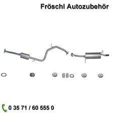 Komplette Auspuffanlage Auspuff für Mazda 323 Anbausatz neu a*