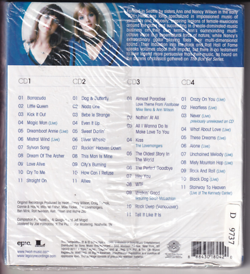 HEART The Box Set Series (CD 2014) NEW SEALED 4-Disc 44 Songs