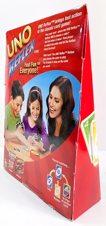 UNO REFLEX Electronic Card Game - Match the Colored Lights NIB 2011 OUT OF PRINT - Image 4 of 4