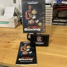 Evander Holyfield's "Real Deal" Boxing 1992 Sega Genesis Complete More In Store